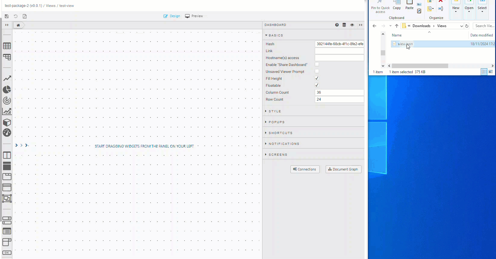 Load a ready made view