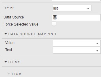 List item values