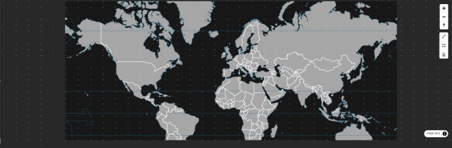 Map with points using clustering