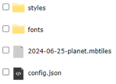 Custom tile server fonts