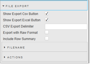 File Export for Data Grid