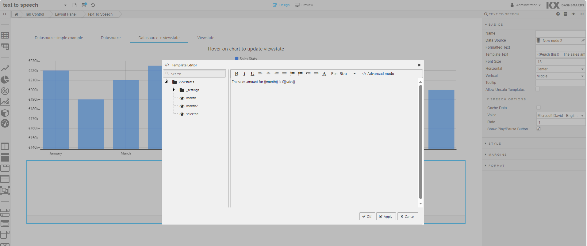 Text to speech example