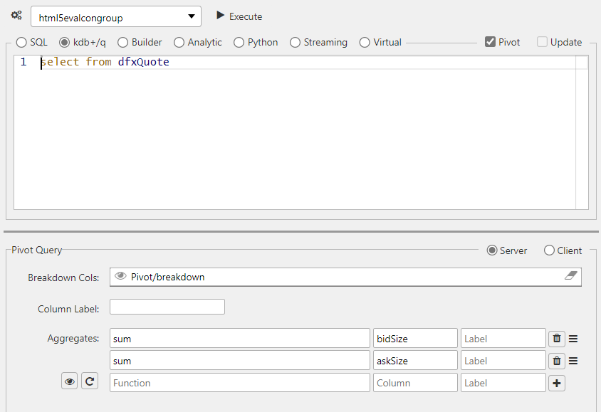 Unary Analytic example