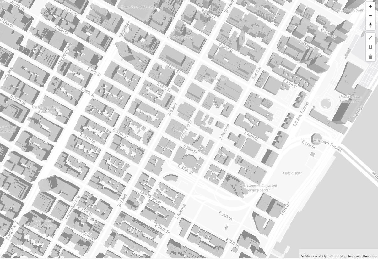 Representation of 3D map