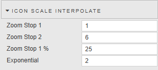 A map with circles showing clustering