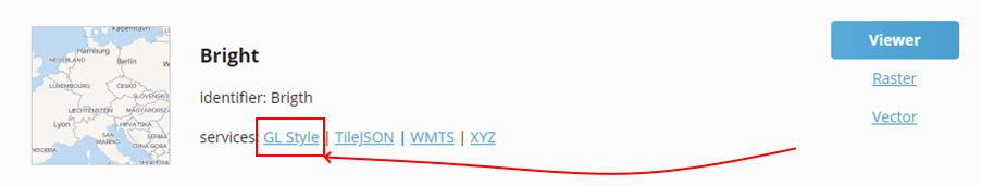 Tile Server GL Style