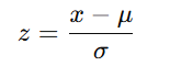 z-normalization formula